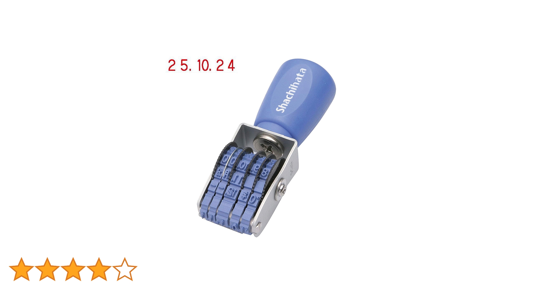 Amazon.co.jp: シャチハタ スタンプ 回転ゴム印 欧文日付 5号 約20×4